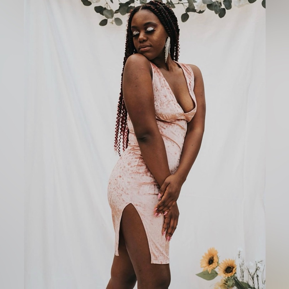 Velvet Pink dress